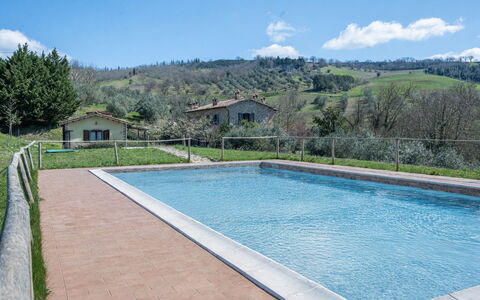 Il Giuncheto, Pool, Amazing View, Umbrian Countrys: Zwembad, Landgoed, Hacienda, Waterpartij, Eco Hotel, Villa, Toevlucht, Boerderij, Backyard, Hek