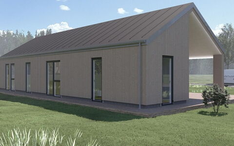 Adna - 1.4Km from the Sea: Blauw, Verblijf, Huis, Huis, Boerderij, Landgoed, Siding