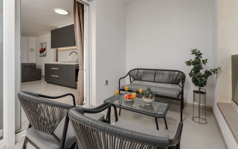 Poreč Funtana 104: Appartement, Condominium, Winter, Bergdorp, Sneeuw