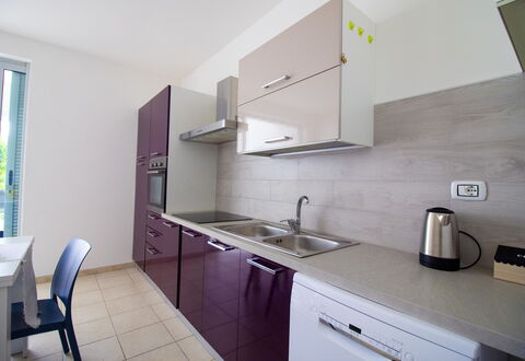 Villa i Gabbiani Otranto: Keuken, Countertop, Toestel Van De Keuken, Major Appliance, Flooring, Interieur Ontwerp, Cabinetry, Wastafel, Meubilair, Gootsteen