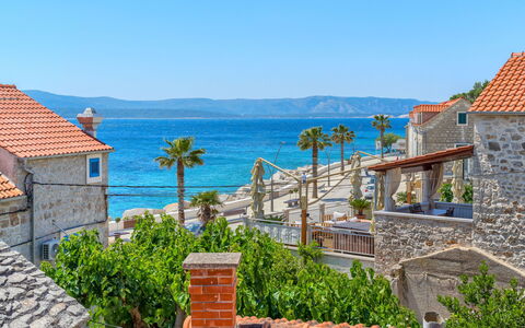 Villa Majestic: Blauw, Kust, Balkon, Badplaats