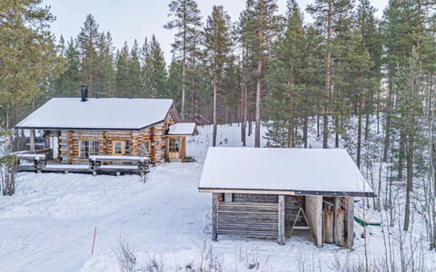 Riekkopolku: Hout, Sneeuw, Winter, Verblijf, Dak, Freezing, Blokhut, Hut, Lariks