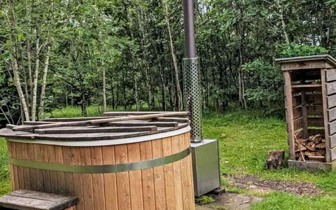 Fishermans Riverside Combi: Hout, Woud, Tuin, Hardwood, Backyard, Bos, Beits, Werf, Garden Gebouwen, Blokhut