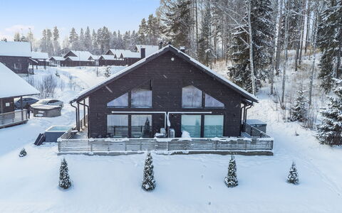 Parashimos B: Sneeuw, Winter, Huis, Huis, Verblijf, Dak, Freezing, Siding, Helling, Blokhut