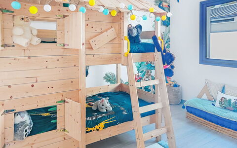 Areslet: Blauw, Stapelbed, Slaapkamer, Interieur Ontwerp, Meubilair, Bed, Bedding, Linens, Kamer, Huis