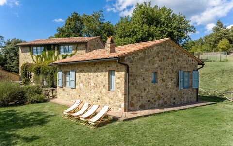 Casa Stella Serena, Casole D'Elsa, Pool: Verblijf, Huis, Boerderij, Huis, Landgoed, Landelijk Gebied, Tuin, Gazon, Landscaping