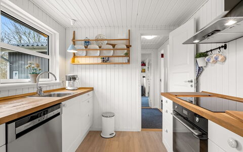 Ascan - 300M to the Fjord: Keuken, Flooring, Hout, Countertop, Interieur Ontwerp, Plafond, Verdieping, Cabinetry, Toestel Van De Keuken, Major Appliance
