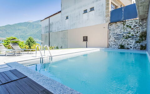 Casa Bel Lago: Zwembad, Samengesteld Materiaal, Toevlucht, Bergketen, Eco Hotel, Hotel, Badplaats, Thermae, Villa, Tegel
