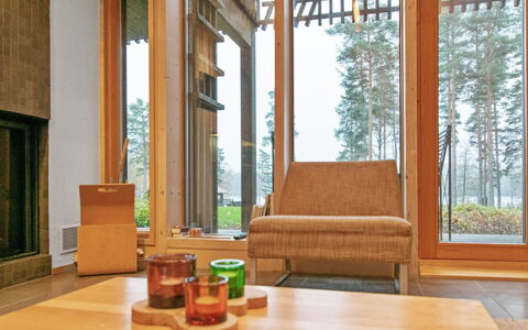 Villa Sinikka 1: Hout, Interieur Ontwerp, Flooring, Verdieping, Meubilair, Houten Vloer, Hardwood, Beits, Stoel, Woonkamer