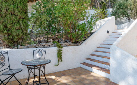 Preciados: Trap, Bloempot, Tuin, Schaduw, Flagstone, Landscaping, Leuning, Kamerplant, Ontwerp, Buitenmeubels