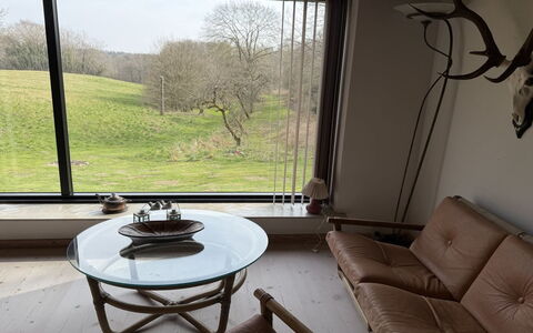 Aika - 1.6Km to the Fjord: Meubilair, Hout, Verdieping, Flooring, Interieur Ontwerp, Verlichting, Kamer, Glas, Daylighting, Stoel