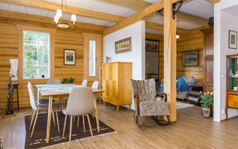 Tuulentupa: Meubilair, Flooring, Interieur Ontwerp, Houten Vloer, Verdieping, Hout, Plafond, Stoel, Kamer, Eetkamer
