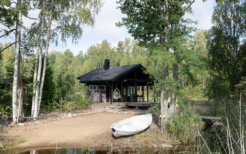 Virtaan Virtavilla: Appartement, Balkon, Condominium, Hek, Buitenmeubels