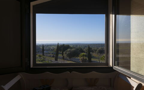 Villa Costa: Zonlicht, Glas, Schaduw, Daylighting, Balkon