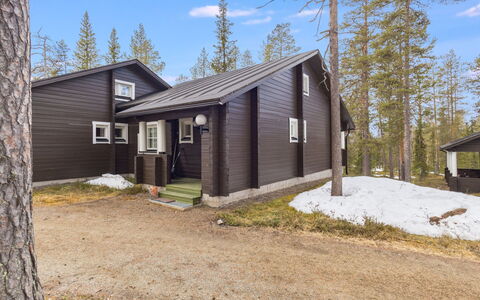 Veramukka B1: Hout, Huis, Verblijf, Siding, Huis, Dak, Helling, Bos, Blokhut, Lariks