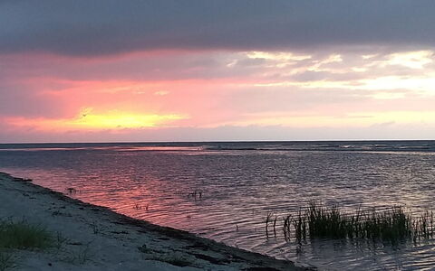 Ferdine - from the Sea: Water, Horizon, Afterglow, Schemer, Zonsondergang, Ecoregio, Zonsopkomst, Strand, Kust
