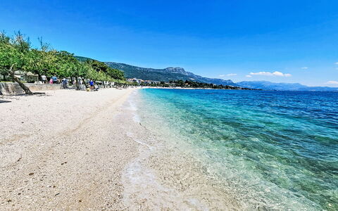 Kaštela 302: Blauw, Strand, Zwemwater, Water, Kust, Kust En Oceanic Landvormen, Kust, Zee, Zomer, Zand