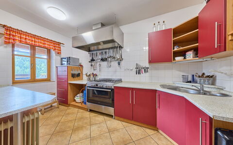 Penzion Exnar: Keuken, Flooring, Hout, Plafond, Interieur Ontwerp, Verdieping, Major Appliance, Toestel Van De Keuken, Kamer, Verlichting
