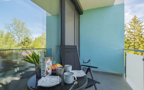 Gárdonyi Garden: Appartement, Glas, Balkon, Stoel, Eco Hotel, Hotel