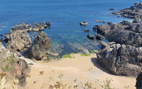 La Sardinerie de la Crique de Porsac'H: Blauw, Water, Zwemwater,  Felsen\, Natuurlijke Omgeving, Kust, Kust En Oceanic Landvormen, Zomer, Zee, Kust