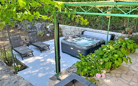 Orba: Zwembad, Samengesteld Materiaal, Schaduw, Tuin, Backyard, Bloempot, Buitenmeubels, Vrije Tijd, Landscaping, Stoel