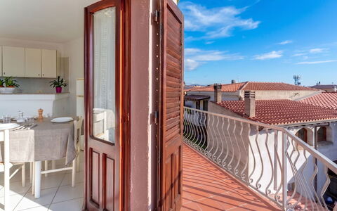 Liberotto: Balkon, Villa