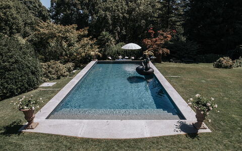 Flor Grand Lake Villa: Zwembad, Vrije Tijd, Recreatie, Waterpartij, Tuin, Vakantie, Toevlucht, Reflecting Pool, Backyard