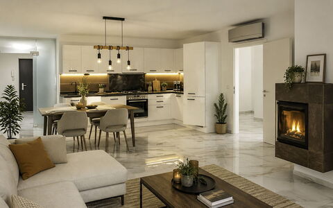 Goldener Turm: Meubilair, Interieur Ontwerp, Flooring, Bankstel, Verdieping, Woonkamer, Plafond, Stoel, Tafel, Kamer