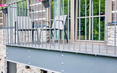 Pod Hvězdami: Leuning, Baluster, Balkon, Veranda, Samengesteld Materiaal, Ijzer, Metaal, Dek, Hek