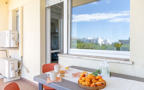 Casabianca: Appartement, Stoel, Balkon, Daylighting, Kamerplant