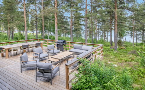 Loviisa 614: Hout, Dek, Hardwood, Buitenmeubels, Plank, Stoel, Buitentafel, Tuin, Veranda, Beits