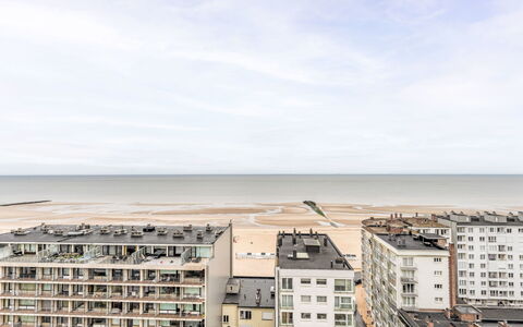 Oostende 937: Lucht, Dag, Horizon, Landschap, Appartement, Condominium, Ochtend, Zee, Zonlicht