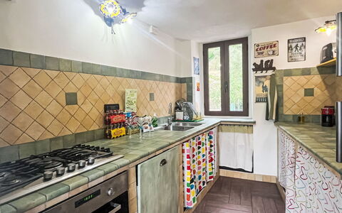 Ca Dell'Andre: Interieur Ontwerp, Keuken, Hout, Flooring, Countertop, Meubilair, Major Appliance, Kamer, Toestel Van De Keuken, Plafond