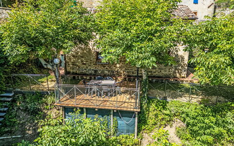 Fibbialla: Vegetation, De Lente, Tuin, Schaduw, Hek, Leuning, Balkon, Backyard