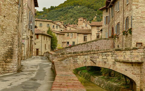 Il Casale al Colle: Stenen Muur, Metselwerk, Steen, Cobblestone, Steeg, Flagstone, Gang