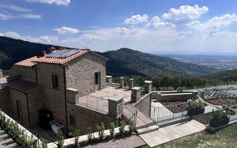 Villa Maddalena alla Guglielmesca: Muur, Landgoed, Stenen Muur, Dorp, Bergdorp, Balkon, Villa, Cobblestone, Flagstone