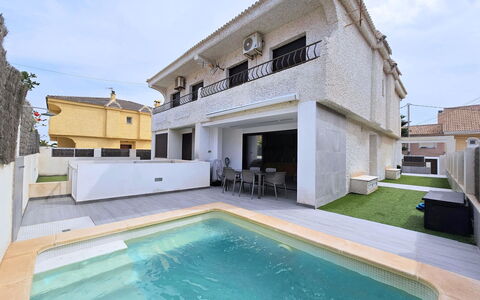 Sweet Home Cabo de Palos: Architectuur, Woongebied, Huis, Dak, Zwembad, Beton, Landgoed, Balkon, Villa, Ontwerp
