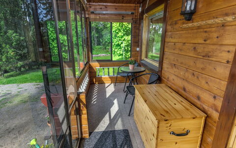 Whispering Woods: Hout, Veranda, Deur, Beits, Verblijf, Hardwood, Blokhut, Garden Gebouwen, Glas, Plank