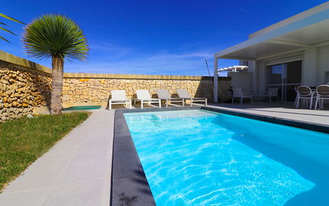 Villa Ginevra Luxury Otranto: Blauw, Zwembad, Toevlucht, Samengesteld Materiaal, Vrije Tijd, Eco Hotel, Hotel, Villa, Buitenmeubels