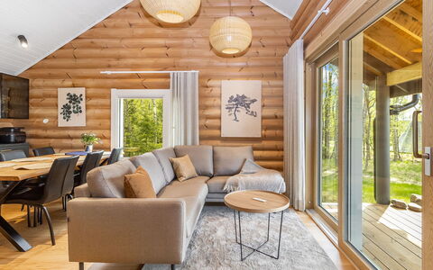 Villa Praava a: Hout, Huis, Flooring, Interieur Ontwerp, Verblijf, Woonkamer, Plafond, Hardwood, Beits, Houten Vloer