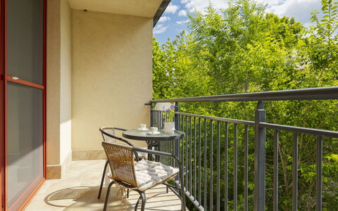 Patti: Meubilair, Stoel, Beits, Balkon, Buitenmeubels, Hardwood, Leuning, Keuken En Eettafel, Kamerplant, Eco Hotel