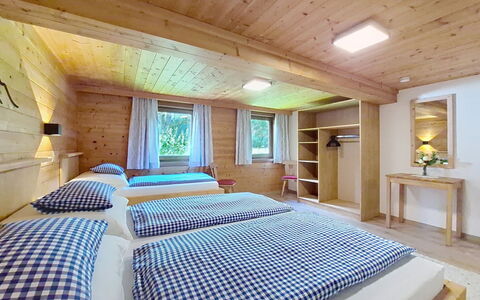 Ferienhaus Dinkl: Huis, Verblijf, Slaapkamer, Plafond, Bed, Eco Hotel, Hardwood, Hotel, Beits, Bedding