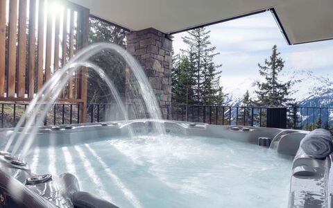 La Rosière 620: Meubilair, Stoel, Toevlucht, Zwembad, Lariks, Winter, Hotel, Jacuzzi