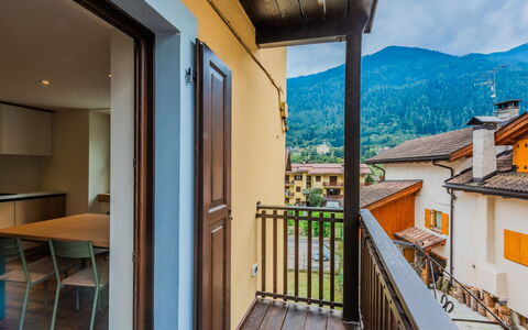 Ca' Alma Dolomia: Huis, Interieur Ontwerp, Appartement, Balkon, Plafond, Beits, Hardwood