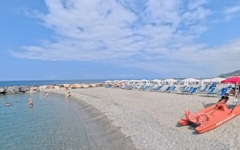 Baia di Tempsa Beach and Sea: Zwemwater, Strand, Zomer, Zee, Vakantie, Recreatie, Vrije Tijd, Kust En Oceanic Landvormen, Pret
