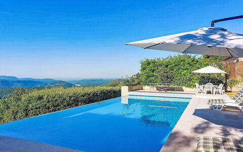 Balcon D'Azur: Zwembad, Blauw, Toevlucht, Buitenmeubels, Paraplu, Samengesteld Materiaal, Eco Hotel, Schaduw, Ligstoel, Vrije Tijd