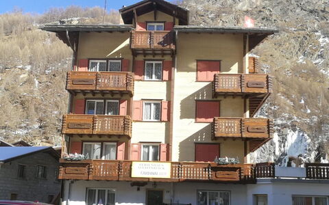 Allalinblick: Appartement, Winter, Bergdorp, Freezing, Sneeuw