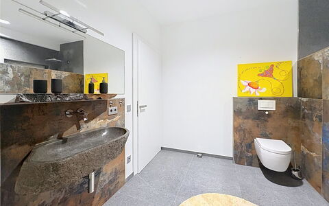 Karawanken Panorama: Flooring, Loodgieterswerkinrichting, Verdieping, Interieur Ontwerp, Toilet, Badkamer, Wc Bril, Loodgieter, Tegel, Kraan