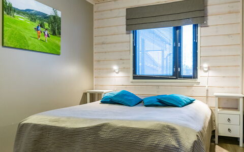 Golfarinkunnas 6A: Interieur Ontwerp, Hout, Meubilair, Plafond, Slaapkamer, Bed, Flooring, Verdieping, Kamer, Verlichting