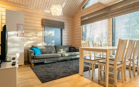 Golfarinkunnas 9A: Interieur Ontwerp, Hout, Flooring, Meubilair, Plafond, Huis, Verdieping, Woonkamer, Houten Vloer, Bankstel